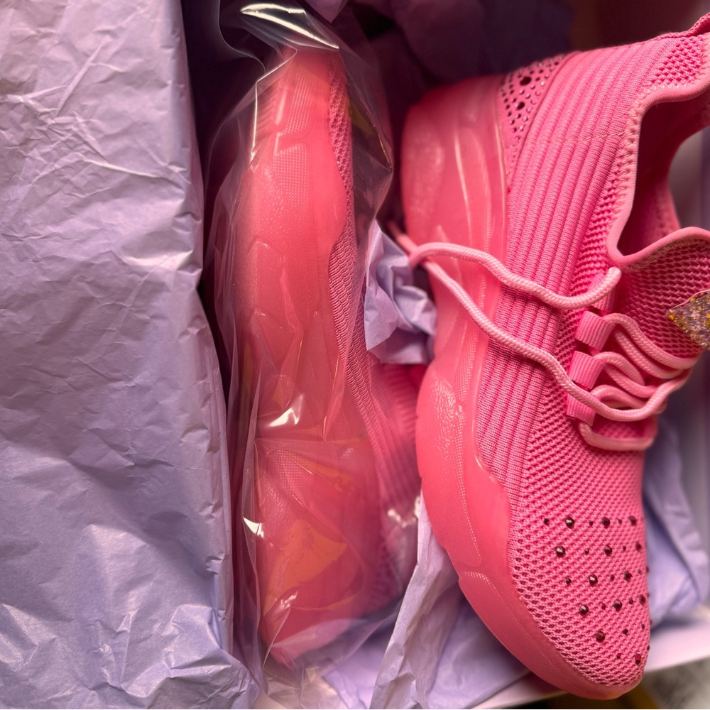 Steve Madden Vibrant Pink Kids Sneakers